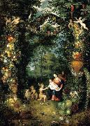 The Holy Family with St John Jan Brueghel